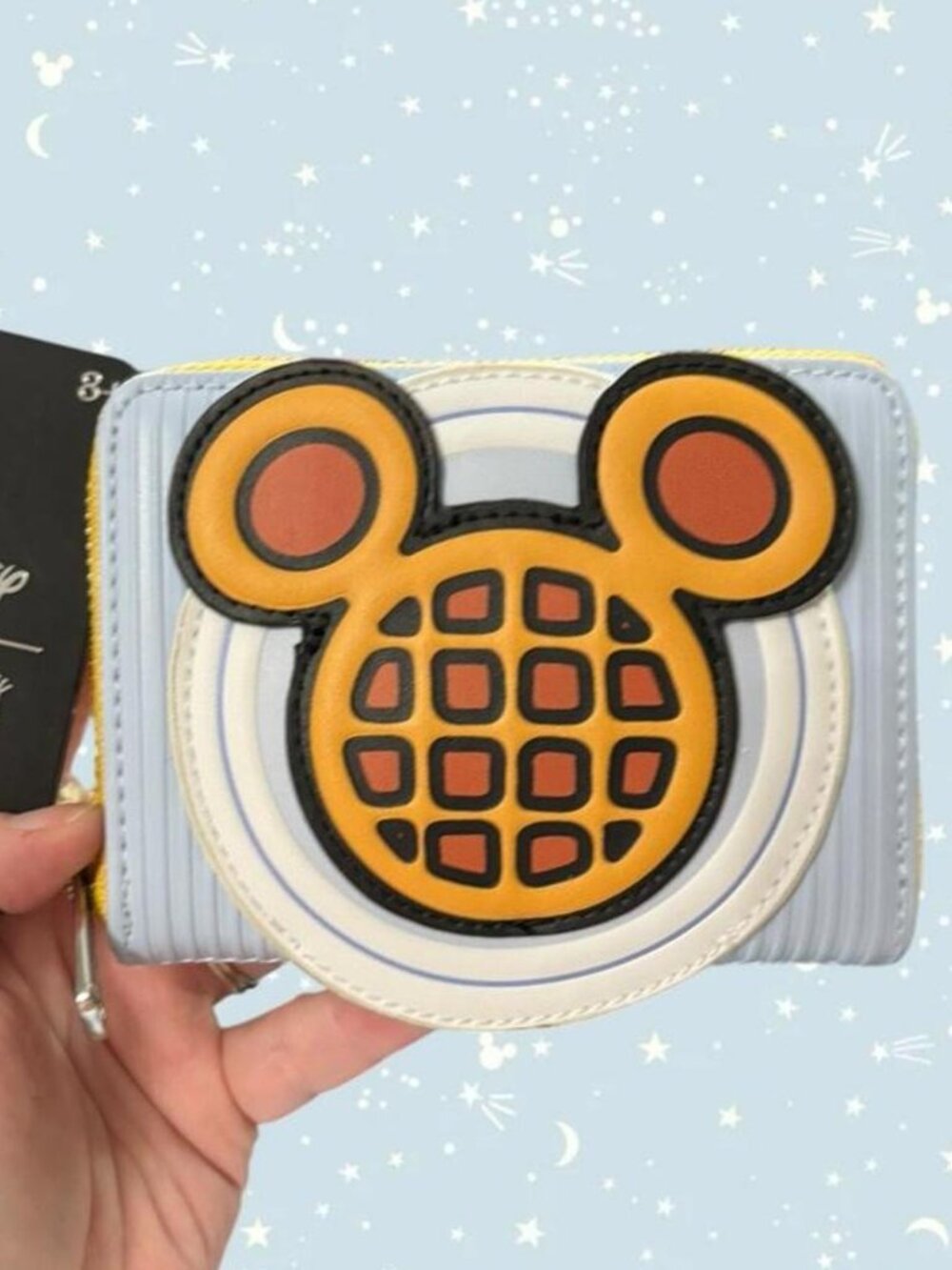 Disney x Loungefly Mickey Mouse Waffle and eggs maple scented zip around Wallet